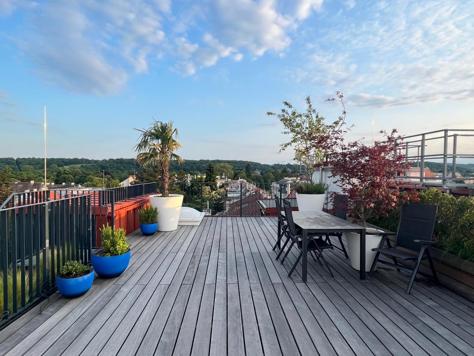 Grosszuegiges Dachterrassen-Appartment Mit Klimaanlage Und Wunderbarem Ausblick 维也纳 外观 照片